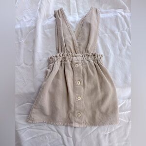 Zara toddler girls pinafore jumper dress